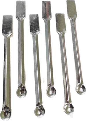 90 Degree Lab Spatula Scientific Apparatus Instrument Spoon Stirrer for Laboratory Lifting Spatula