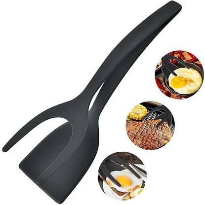 Vepvopz Egg Flipper 2 in 1 Grip and Flip Spatula Flipper for Eggs,Pancakes, Fish, Omelet Mixing Spatula