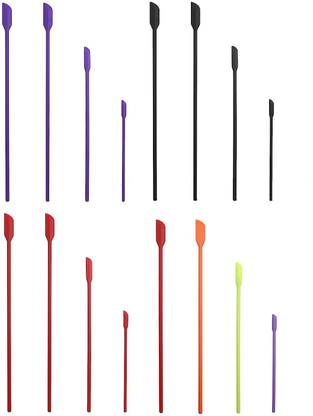 Amulakh Silicone Spatula Set, Small Silicone Spatula, Mini Spatula Lotion Stirrer Non-Stick Spatula