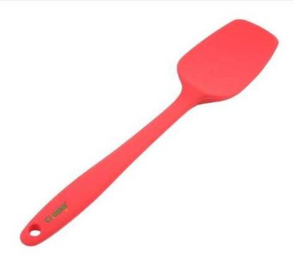ARTI CORPORATION Stainless Steel with silicone coating Spatula, Red Mixing Spatula