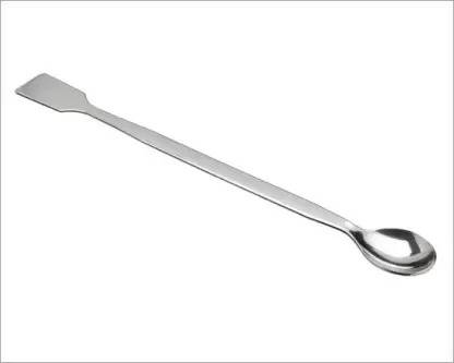 YOURFIRSTLAB Spatula 6 inch One Side Spoon One Side Flat for Laboratory Spatula pack of 12 Mixing Spatula