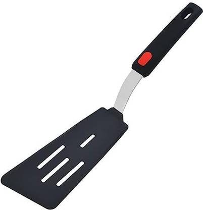Besillia Silicone Spatula Turner with Long Handle,No Scratch & Melting,BPA Free Non-Stick Spatula