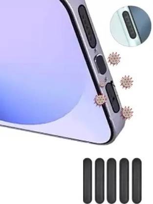 NKKL Speaker Anti-Dust Protector Sticker Short 5 & long 5 Pec) All Smartphones 302 Digital Visual Interface Black Anti-dust Plug