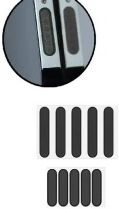 NKKL Speaker Anti-Dust Protector Sticker Short 5 & long 5 Pec) All Smartphones 347 Digital Visual Interface Black Anti-dust Plug