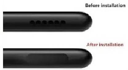 NKKL Speaker Anti-Dust Protector Sticker Short 5 & long 5 Pec) All Smartphones 336 Digital Visual Interface Black Anti-dust Plug
