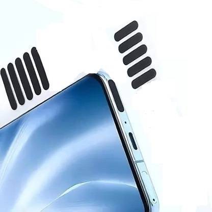 NKKL Speaker Anti-Dust Protector Sticker Short 5 & long 5 Pec) All Smartphones 271 Digital Visual Interface Black Anti-dust Plug
