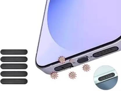 NKKL Speaker Anti-Dust Protector Sticker Short 5 & long 5 Pec) All Smartphones 300 Digital Visual Interface Black Anti-dust Plug
