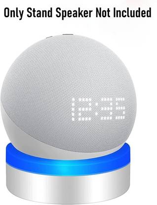 WildCard India Table Stand for Alexa Echo Dot 4th/5th Generation White (Only Stand) Speaker Mount