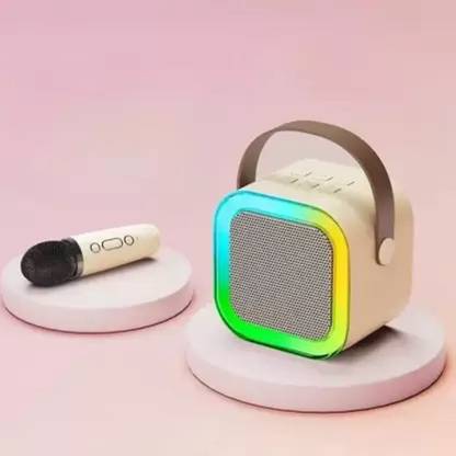 BRSS K-12 Mini speaker with integrated microphone wireless Bluetooth all singing mic Speaker Mount