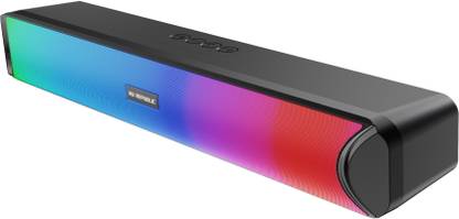 Nu Republic PartyBox 200 With 16 Hrs Playtime, Dual 52mm Dynamic Driver, Multi RGB LED Light 20 W Bluetooth Speaker