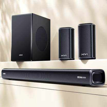Mivi Fort H750 Soundbar, 750 Watts, Dolby Audio, 5.1 Channel, Multi-Input & EQ Modes 750 W Bluetooth Soundbar