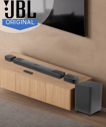 JBL Bar 1000 Pro,True Dolby Atmos,DTS:X,MultiBeam,Wireless Subwoofer,HDMI eARC 880 W Bluetooth Soundbar