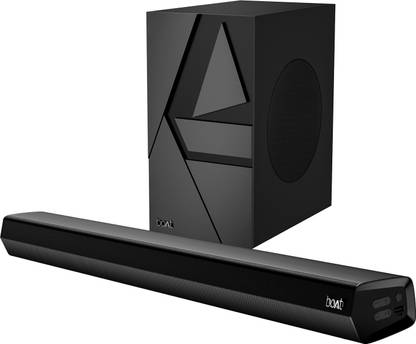 [For HDFC Bank Credit Card] boAt Aavante Bar 2000 Pro with Wireless Subwoofer 200 W Bluetooth Soundbar  (Premium Black, 2.1 Channel)