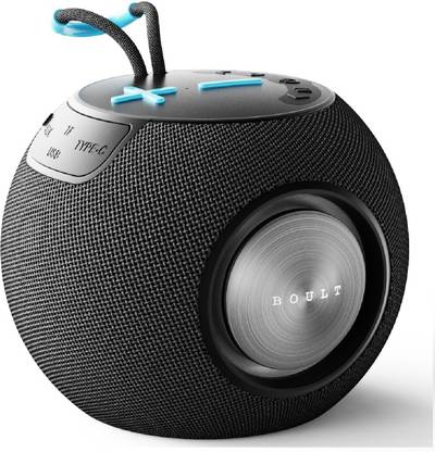 Boult Bassbox Q10 with 10W Bass Boosted, Compact Design, Dual Passive Radiator, 5.4v 10 W Bluetooth Speaker