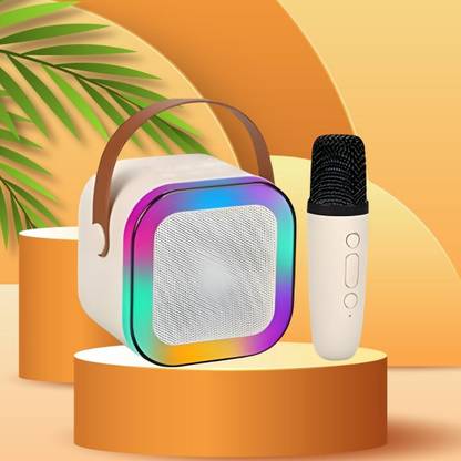 Clairbell K12 Bluetooth Speaker with wireless Karaoke Mic, Voice Effects BT5.1/TF CardB90 10 W Bluetooth Gaming Speaker
