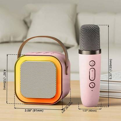 KSD best buy k-12 Karaoke Portable Bluetooth Speaker with wireless Microphone 6 W Bluetooth Speaker