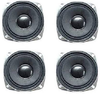 ERHIndia 4 Pcs3 Inch Speakers for 2.1 Home Theater with Powerful Sound 10 W Bluetooth Home Audio Speaker