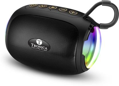 TRONICA Joy Portable Bluetooth 10W Speaker with LED Lights & 5hrs Non Stop Playback 10 W Bluetooth Home Audio Speaker