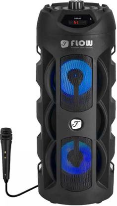 Flow Double 4" Woofer 100W Multi-Media Bluetooth Party Speaker 100 W Bluetooth Home Audio Speaker