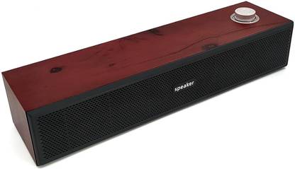 Raptas Wooden Mini Laptop Speaker Compact Multimedia 100 W Home Audio Speaker