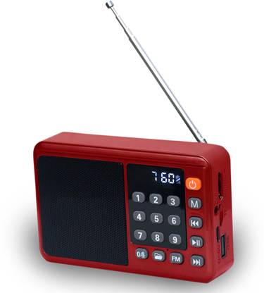 Coracao RM-615 Bluetooth Speaker with Rechargeable FM Radio and AUX Input 5 W Bluetooth Home Audio Speaker