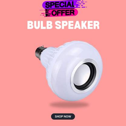 GUGGU DJ BOX LED Music Blub with RGB Light Changing In-build Bluetooth SpeakerFB79 12 W Bluetooth Home Audio Speaker