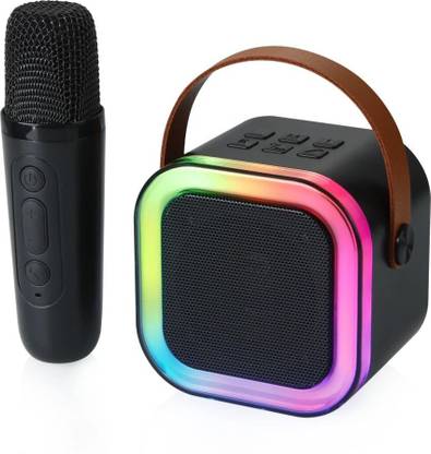 CLUBCLASSY Bluetooth Speaker with Karaoke Mic with voice changer mike wireless mic with speaker