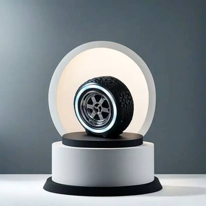 GUGGU Tyre (Speakers) Wave Dynamic Sound (Bluetooth Speaker) with Subwoofer FD311 12 W Bluetooth Home Theatre