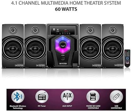 SKYSTER BSS-O1-STAR-4.1 40W BLUETOOTH HOME THEATRE 40 W Bluetooth Home Theatre
