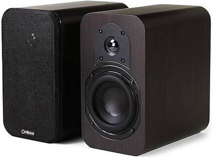 Micca Rb42 200 Watt Bookshelf Wired Speaker (Dark Walnut) 100 W Home Theatre