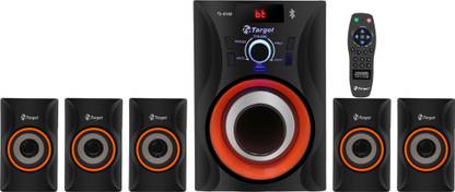 Target TARGET TT-D5109 FM-USB-BT PMPO : 32500 WATTS RMS : 155 WATTS 155 W Bluetooth Home Theatre