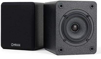 Micca Covo-S 2-Way Passive Bookshelf Speakers, Amplifier Required, Not For Turntable 25 W Home Theatre