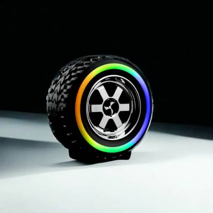 GUGGU Tyre (Speakers) Wave Dynamic Sound (Bluetooth Speaker) with Subwoofer FD347 12 W Bluetooth Home Theatre