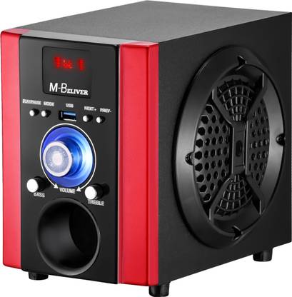 M-BELIVER NANO Red And Black 30 W Bluetooth Home Theatre