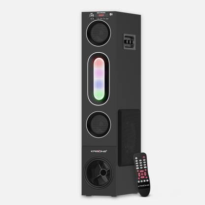 KRISONS Cloud Buster Speaker | Bluetooth Supporting Tower | USB, AUX, LCD Display, Built-in FM 90 W Bluetooth Home Theatre