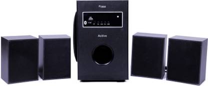prass Active 4.1 with Wooden satellite 65 W Bluetooth Home Theatre