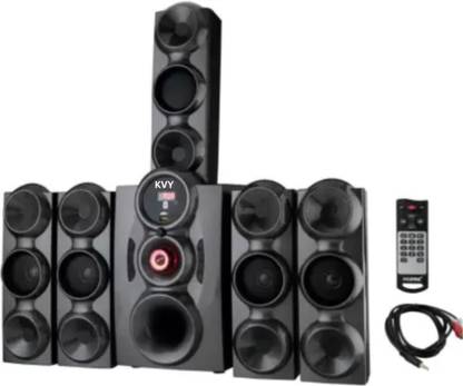 KVY Home Theatre 5.1 Loud Bass With 5 Speaker 9500 W Bluetooth Home Theatre