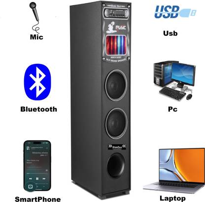 Xhimdun DIPPINFUN HOME THEATRE TOWER SPEAKER 120 W Bluetooth Home Theatre
