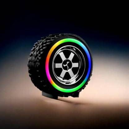 GUGGU Tyre (Speakers) Wave Dynamic Sound (Bluetooth Speaker) with Subwoofer FD5 12 W Bluetooth Home Theatre