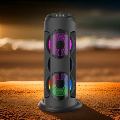 SYARA CUI-99 Wow Bluetooth Speaker Moving Monster pro 40W with Karaoke mic speaker 16 W Bluetooth Home Theatre