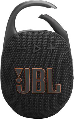 JBL Clip 5 with 12hrs of Playtime,Pro Sound, Integrated Carabiner,Dust & Waterproof 7 W Bluetooth Speaker
