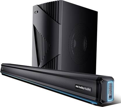 boAt Aavante Bar A3070 Dolby w/ Cinematic Audio, Dynamic LEDs & EQ Modes 300 W Bluetooth Soundbar
