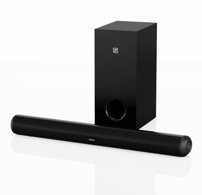[For Flipkart Axis Bank Card] GOVO GOSURROUND 750 120 W Bluetooth Soundbar  (Platinum Black, 2.1 Channel)