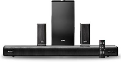 Mivi Fort Sonic 800 Soundbar, Dolby Audio, 5.1 Channel, Multi-Input & EQ Modes 800 W Bluetooth Soundbar  (Black, Silver, 5.1 Channel)