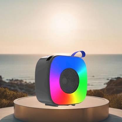 SACRO Sonic (PORTABLE DESKTOP SPEAKER) Deep Bass Sound with Dynamic LED LightE104 10 W Bluetooth Laptop/Desktop Speaker