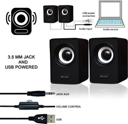Coracao Bass Sub woofer for PC Laptop /Desktop Speaker 6 W Laptop/Desktop Speaker
