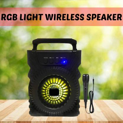 FRONY 301 (PORTABLE BLUETOOTH SPEAKER) with Karaoke Mic, 6Hrs Playtime GR178 5 W Bluetooth Laptop/Desktop Speaker
