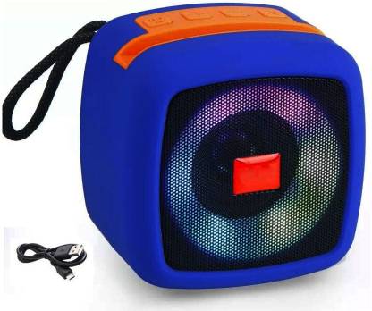 BASS BLING Bluetooth Speaker with USB Port/Micro TF Card Slot/AUX/Built in Mic Speaker 10 W Bluetooth Laptop/Desktop Speaker