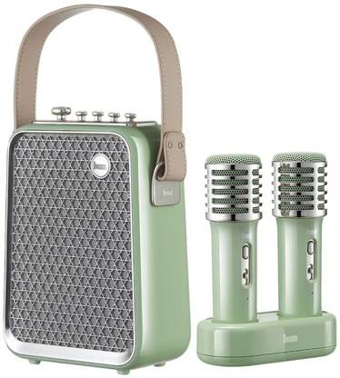DIVOOM Songbird-HQ Portable Karaoke with Dual Wireless Microphones 50 W Bluetooth Laptop/Desktop Speaker