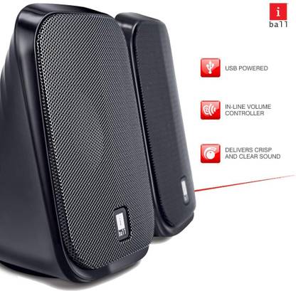 iball Multimedia Speake 5 W Laptop/Desktop Speaker